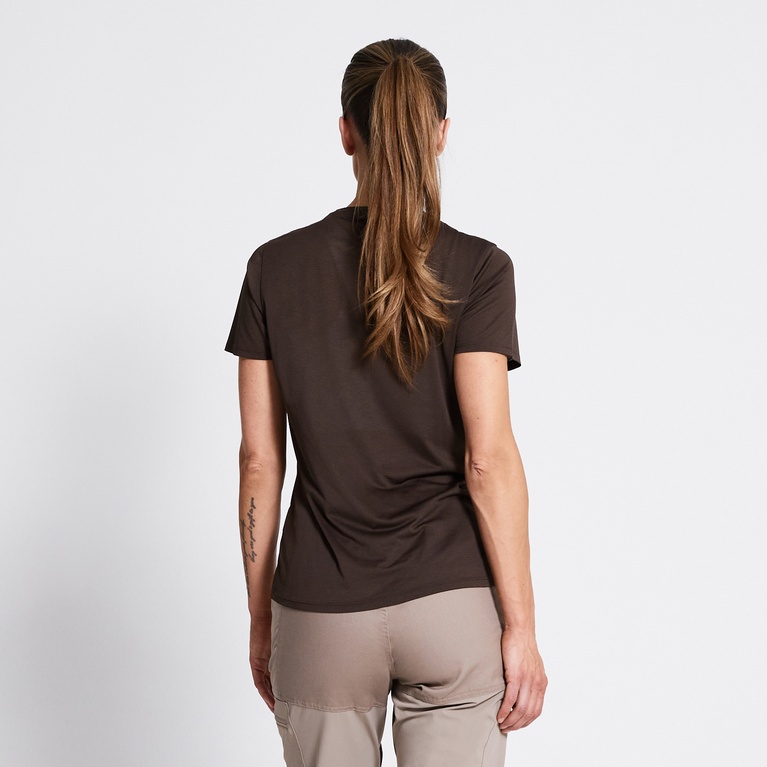 Lightweight tee "Ed" Dark Brown